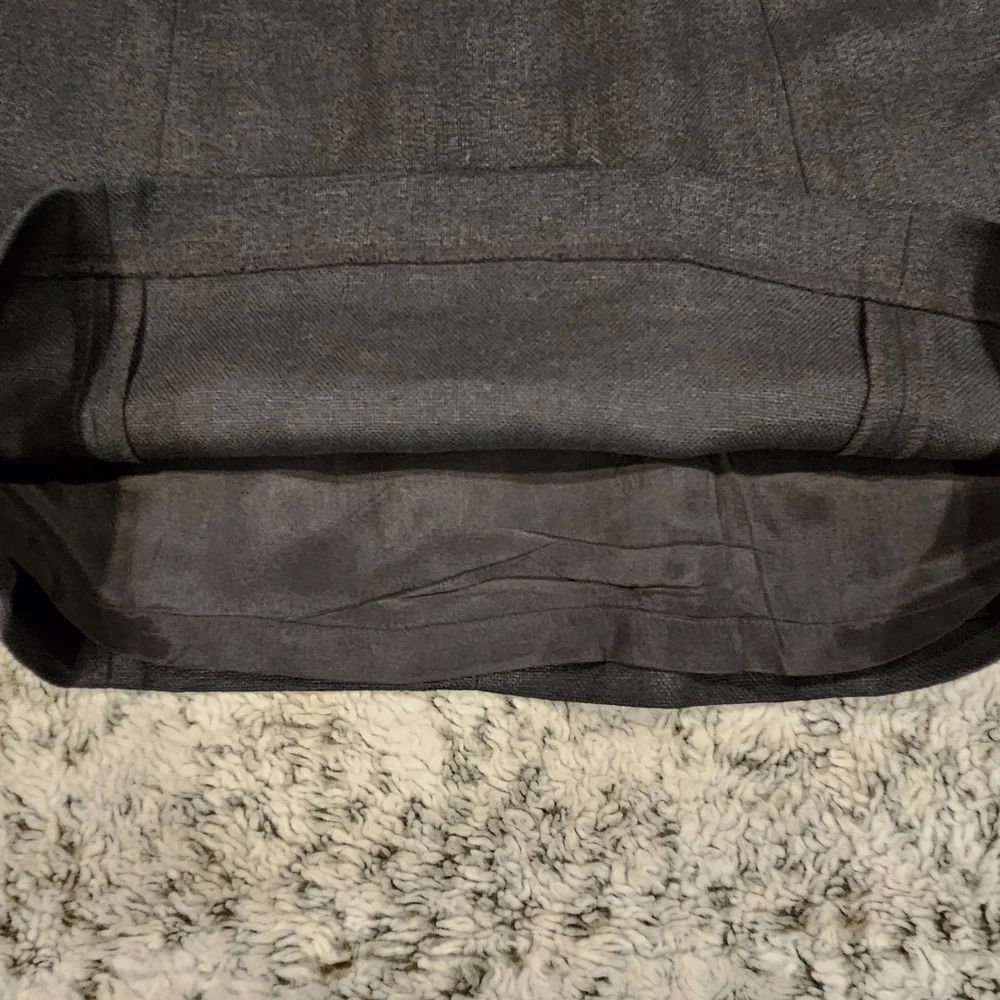 Gap SZ 6 100% Linen Black Career Sheath Dress With Matching Jacket Blazer - Picture 14 of 15
